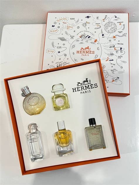 hermes gift set perfume|hermes miniature perfume gift set.